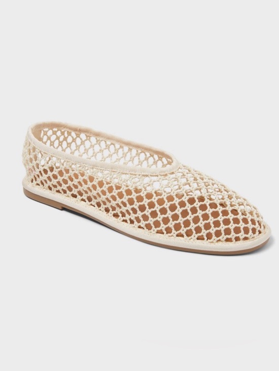 Universal Thread Shoes - Esme Stretch Crochet Flats Universal Thread - NWT sz9